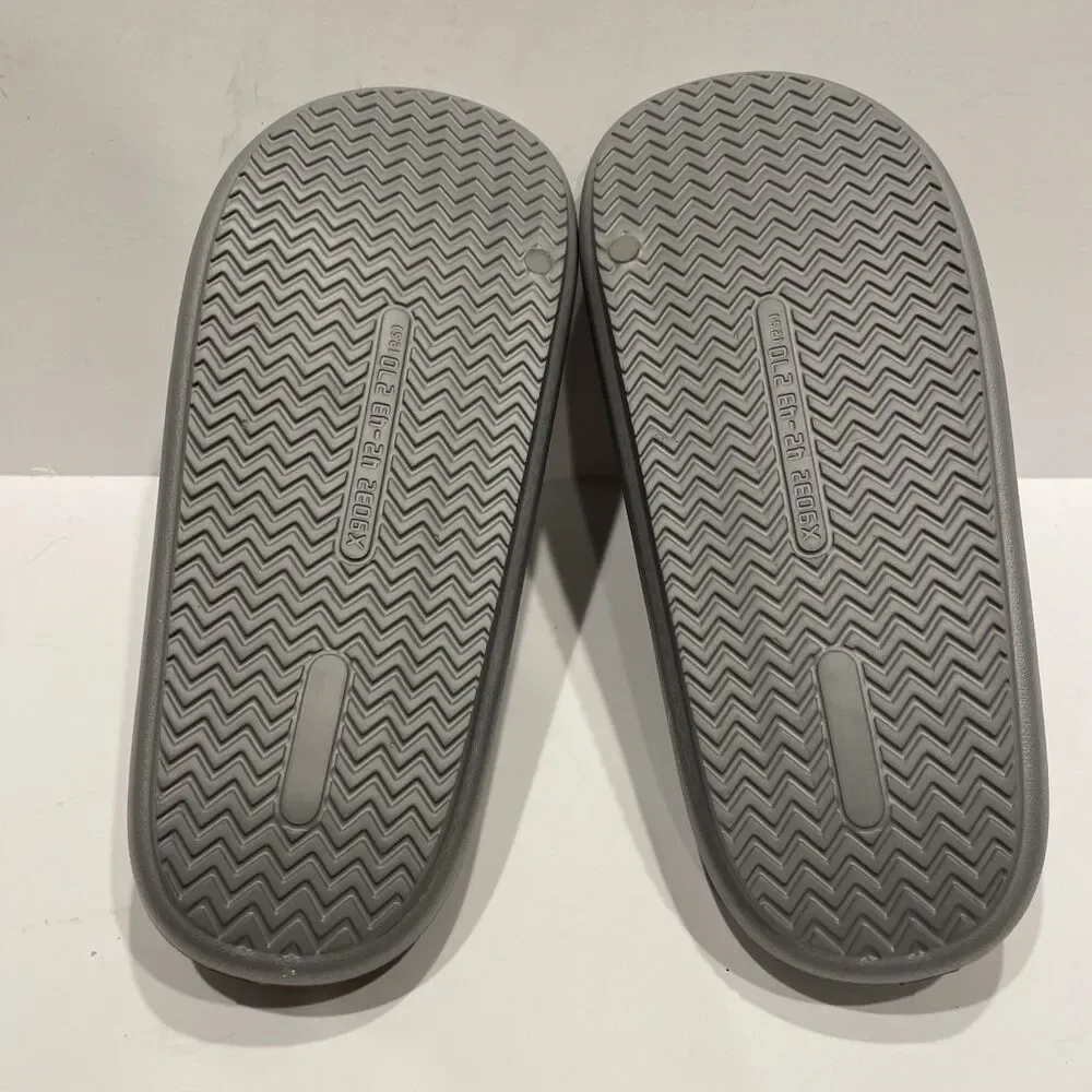 J Slides NYC Beach Slides Squish EVA Gray Sandals Size 10M NIB